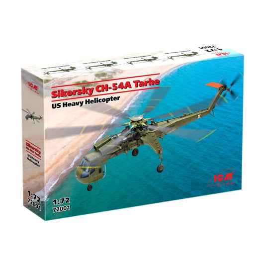 ICM Sikorsky CH-54A Tarhe US Heavy Helicopter 1:72