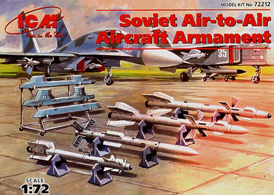ICM 72212 Soviet Air-to-Air aircraft armament 1:72 Aircraft detailing sets