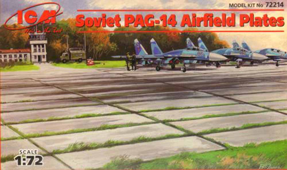 ICM 72214 Soviet PAG-14 Airfield Plates 1:72 Diorama accessories