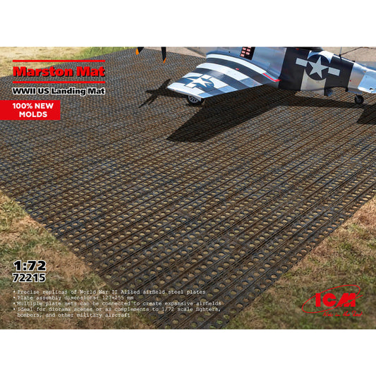 ICM 72215 US Marston Landing Mat WWII 1:72 Model Kit