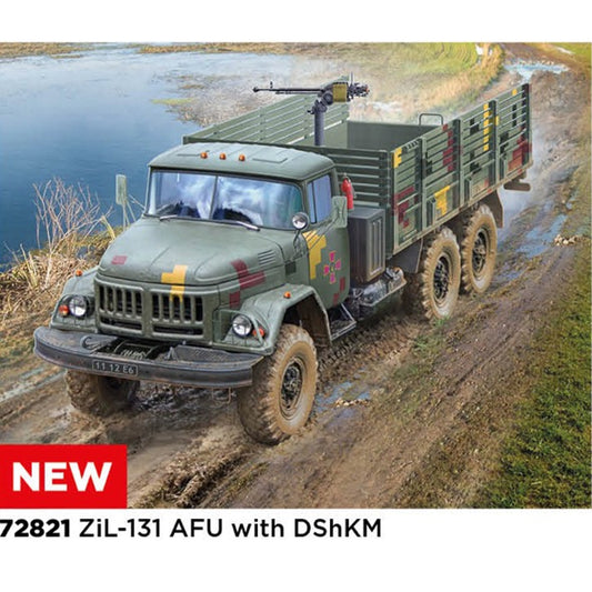 ICM 72821 ZiL-131 AFU w/DShKM 1:72 Model Kit