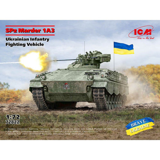 ICM 72822 SPz Marder 1A3 Ukrainian IFV 1:72 Model Kit