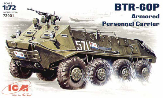 ICM 72901 Soviet BTR-60P APC 1:72 Military Vehicle Model Kit