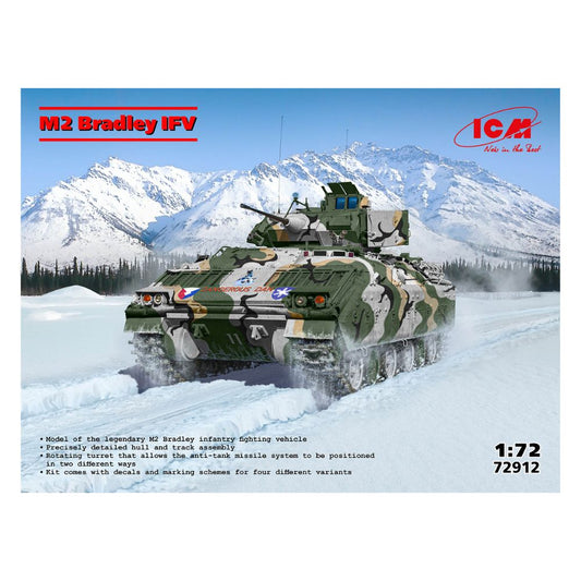 ICM 72912 M2 Bradley US IFV 1:72 Model Kit
