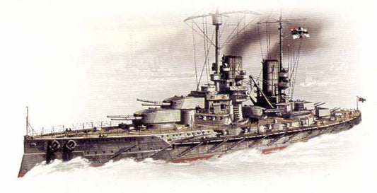 ICM S002 Konig Class Battleship 1:350 Ship Model Kit
