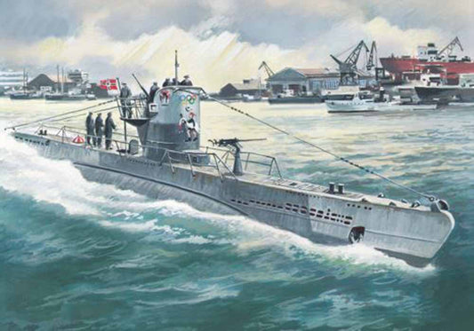 ICM S010 U-Boat Type IIB (1943), German Submarine 1:144 Ship Model Kit