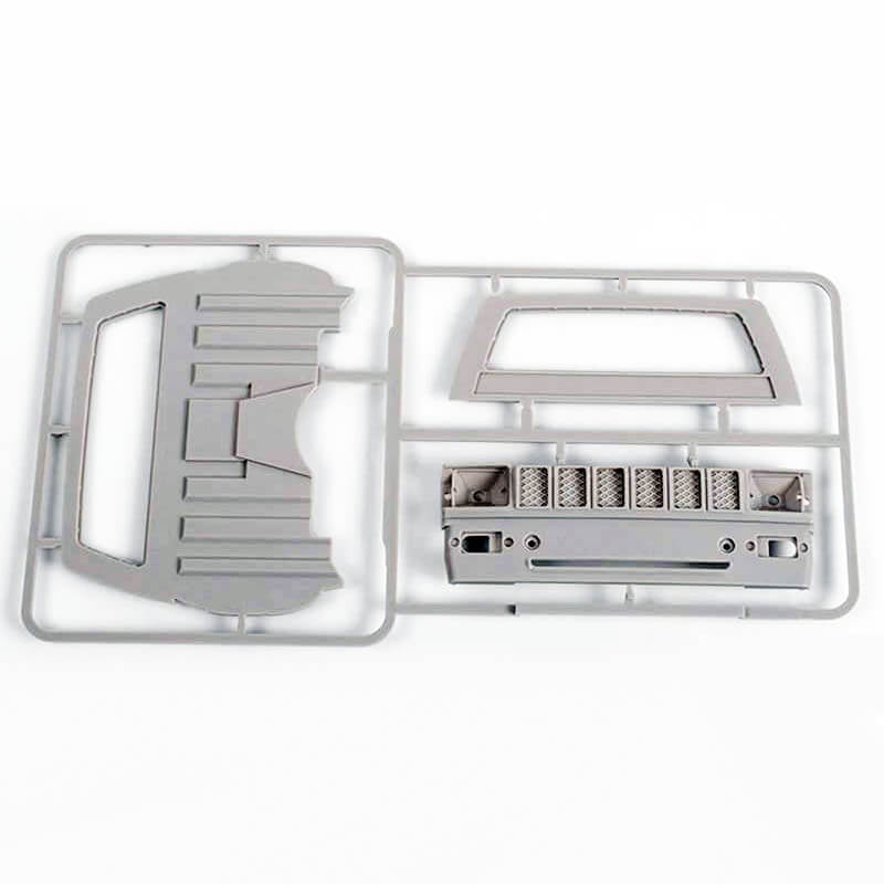 RC4WD Mojave II Cab Back Panel S & Grill Parts Tree (Primed G Z-B0074