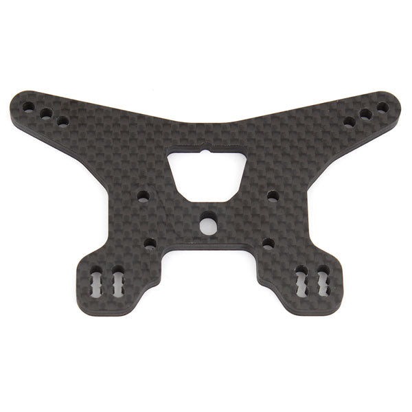 Team Associated B64 Rear Shock Tower Woven Carbon Fibre Long AS92013