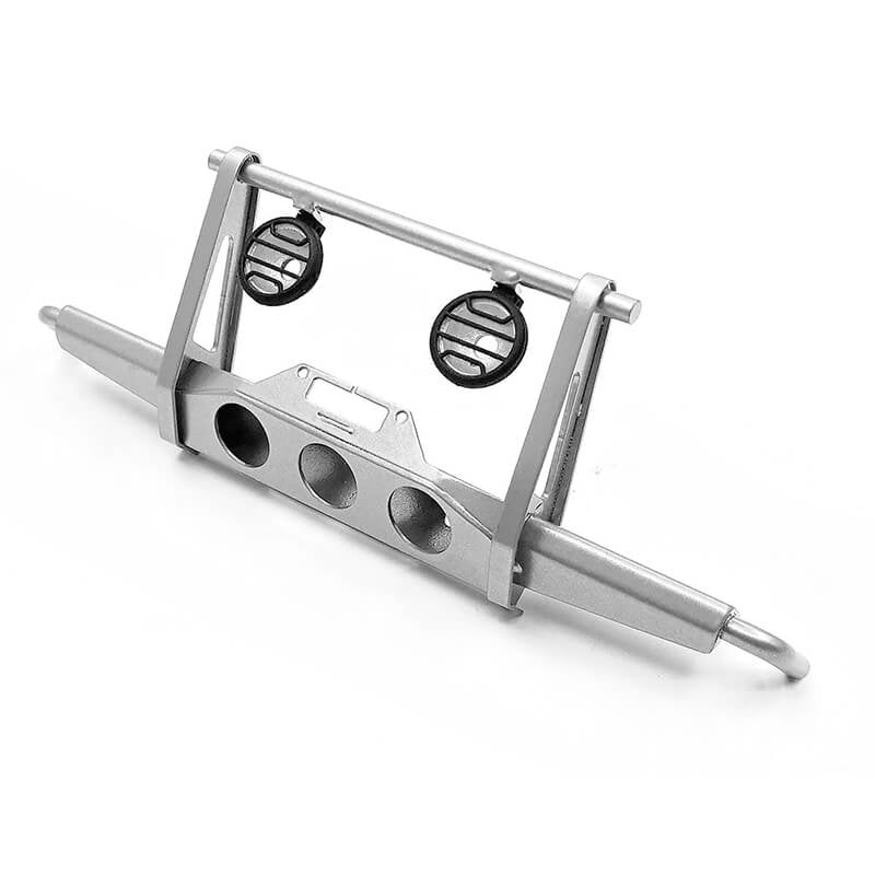 RC4WD Shirya Front Winch Bumper w/Lights for Vanquish VS4-10 Origin Body (Silver)