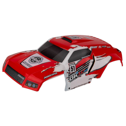 Team Associated Pro2 Dk10Sw Desert Buggy Body Red AS72121