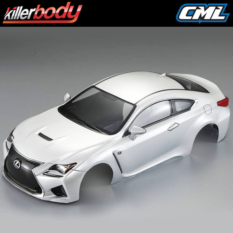Killerbody Lexus RC F 195mm Finished Body - Pearl White KB48648