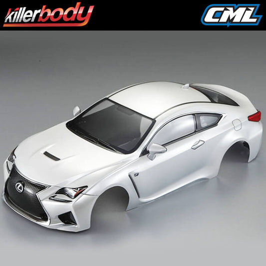 Killerbody Lexus RC F 195mm Finished Body - Pearl White KB48648