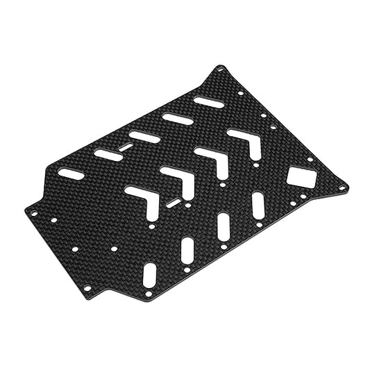 Corally Radio Plate SSX8R 3K Carbon 1pc C-00130-004