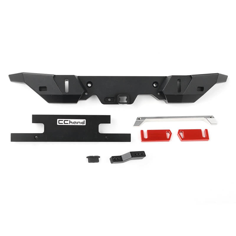 RC4WD Rook Metal Rear Bumper with Hitch Bar for Traxxas TRX-4 2021 Bronco