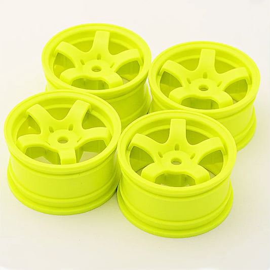 Sweep Mini 5-Spoke Wheel Type A Yellow (4) SW0011