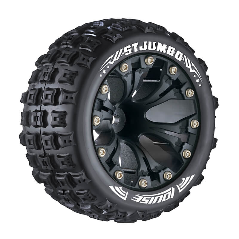 Louise RC St-Jumbo 1:10 Soft 1/2 Offset Black Gp Jato 2Wd R L-T3210SBH