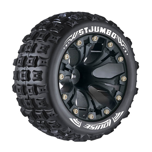 Louise RC St-Jumbo 1:10 Soft 1/2 Offset Black Gp Jato 2Wd R L-T3210SBH