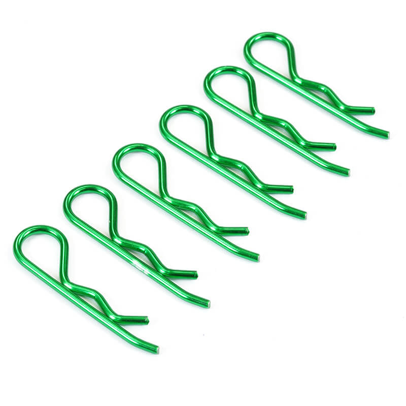 Fastrax Metallic Green Large Clips FAST213MG