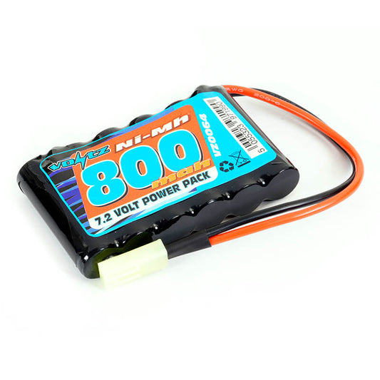 Voltz Hobby 7.2V 800mAh Flat Aa Battery Mini Tamiya Plug