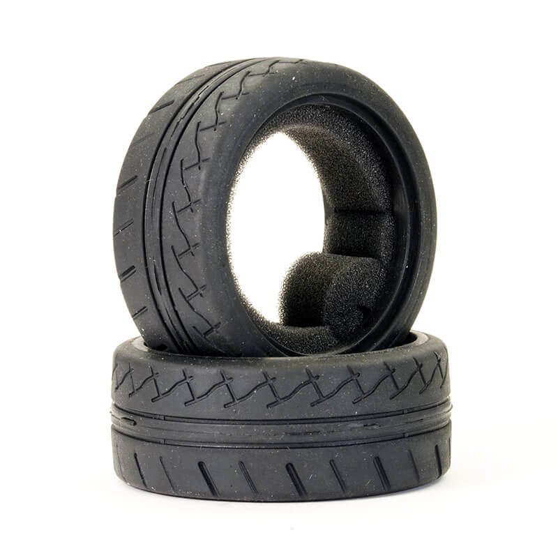 FTX Stinger Front 26mm Rubber Tyre w/Inserts (Pr) FTX10575
