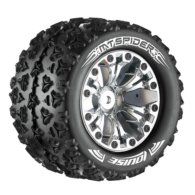 Louise RC MT-Spider 1:10 Soft 0 Offset Chrome Ep Stampede 2 L-T3203SC