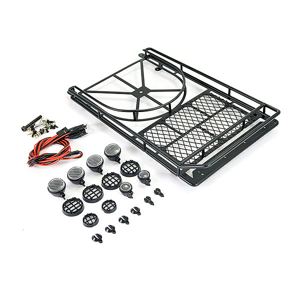 Fastrax Rooftop Luggage Rack W /Led Spot Lights (240X150X31mm FAST2305