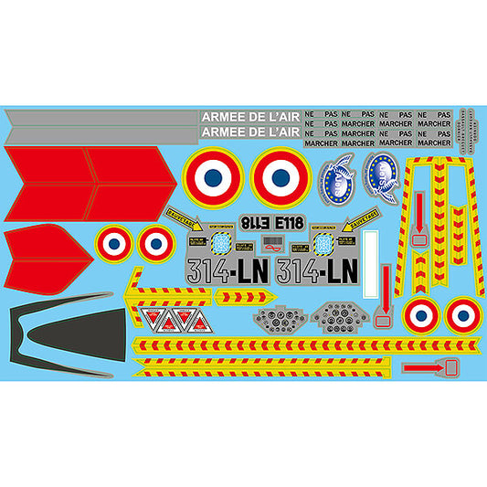 XFly Alpha Decal Sheet - Grey XF102G-18