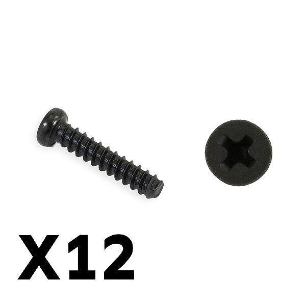 FTX Tracer Pan Head Self Tapping Screws Pbho2.6*12mm FTX9754