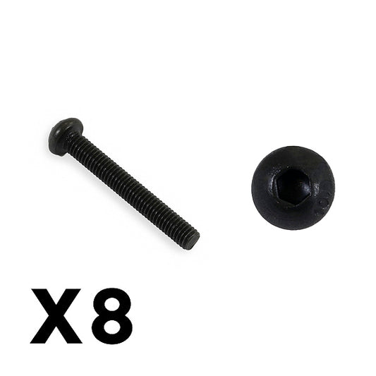 FTX Outback Fury Button Head 3 X 22mm Hex Screw (8Pc) FTX9191