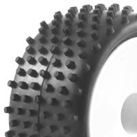 Fastrax 1:10 Mounted Buggy Tyres Lp 'Stub' Rear FAST0047