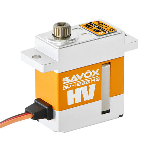 Savox HV Micro 400 Size Alloy Case Servo 5kg/0.05@7.4V SAV-SV1232MG