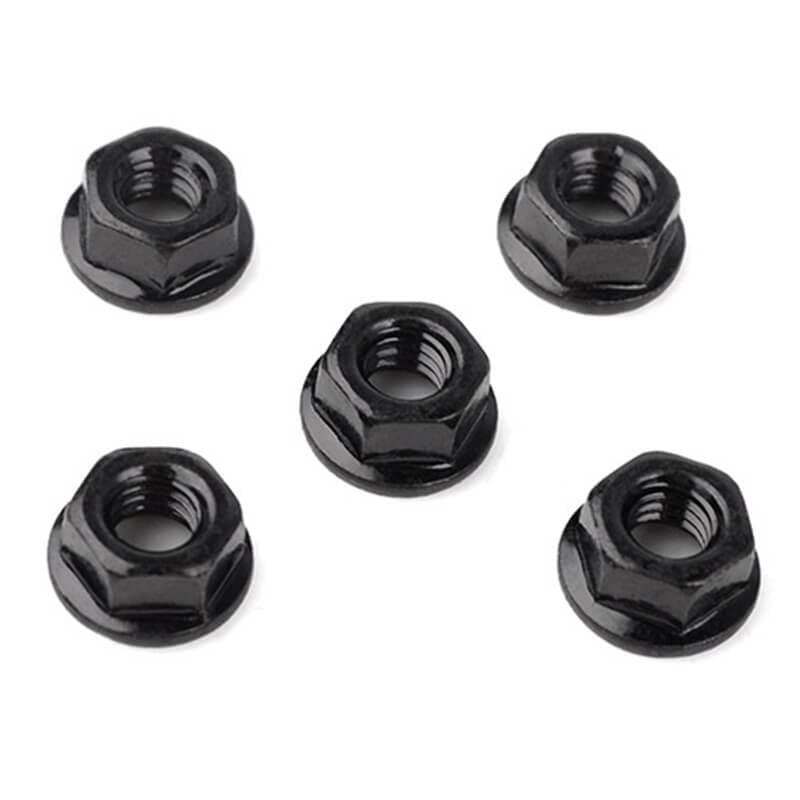 RC4WD M4 Low Profile Flanged Lock Nut (Black) Z-S0547