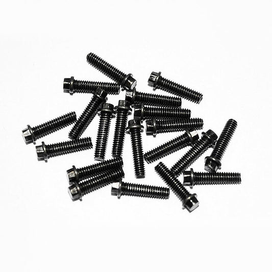 RC4WD Miniature Scale Hex Bolts (M2.5 X10mm) (Black) Z-S0381