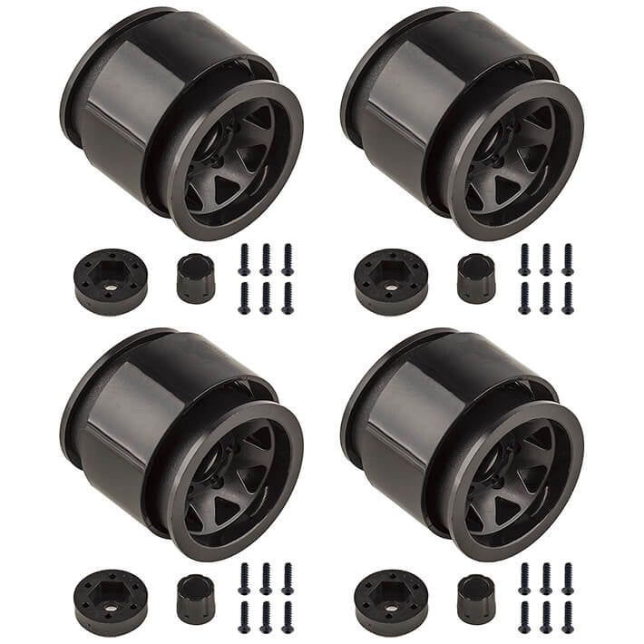 Element RC Enduro Trigon Wheels 1.55In Black EL42111