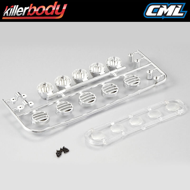 Killerbody Chrome Light Set for Roof Type A KB48279