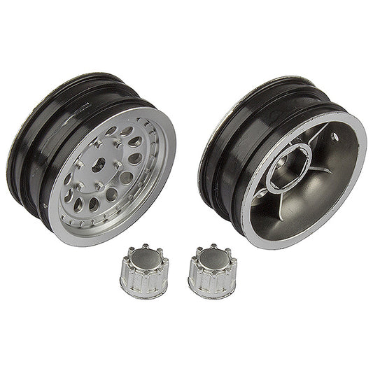 Associated CR12 Wheel Set Satin Silver AS41053