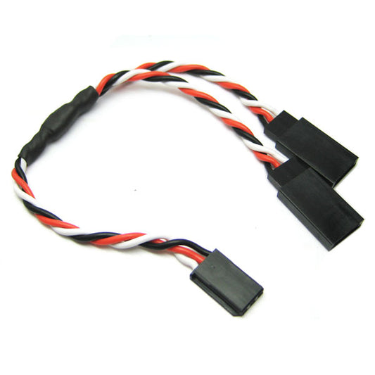 Etronix 15cm 22AWG Futaba Twisted Y Extension Wire ET0751