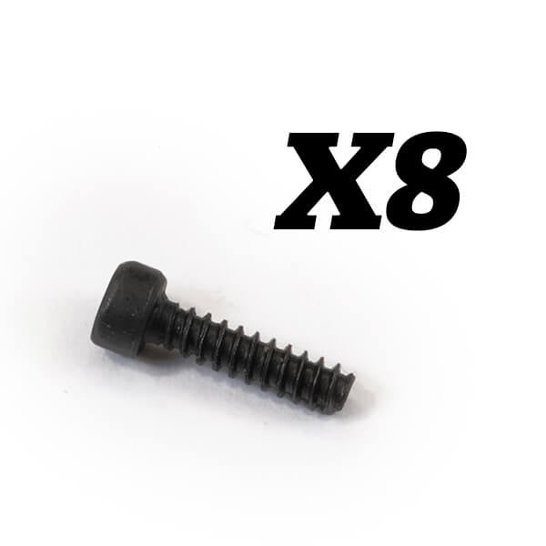 FTX Cap Head Self-Tapping 2X8mm Screws FTX10357