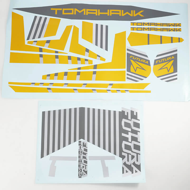 FMS 64mm Futura Sticker - Yellow FMSEN114YL