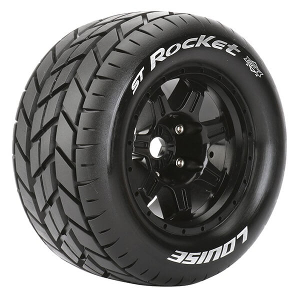 Louise RC St-Rocket 1:8 Sport 0" Offset Hex 17mm Black L-T3324B