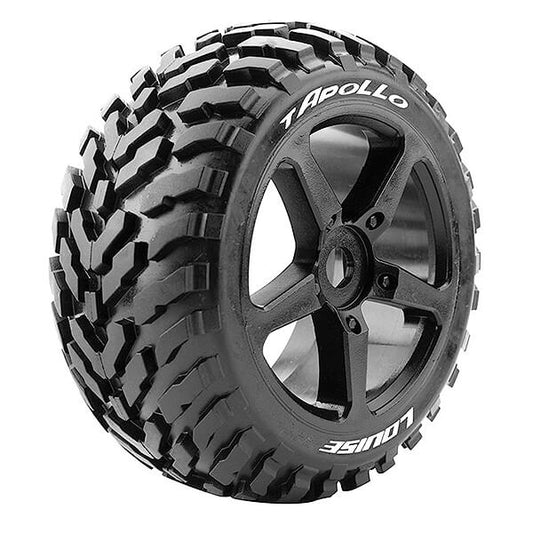 Louise RC T-Apollo 1:8 Fr/Rr Soft 0 Offset Black L-T3252SB