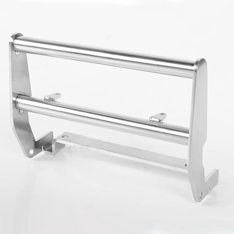 RC4WD Cowboy Front Grille Guard w/Lights for Traxxas TRX-4 '79 Bronco Ranger Xlt (Silver)