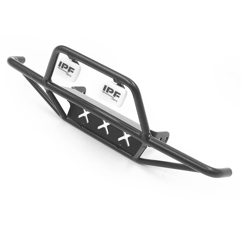 RC4WD Tri-X Steel Stinger Front Bumper w/IPF Lights for Vanquish VS4-10 Origin Body (Black)