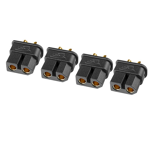 Corally TC Pro Connector 3.5mm Gold Plated Connectors Reverse Polarity Protection - Male 4Pcs