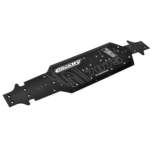 Corally Chassis LWB Swiss 7075 T6 3mm Hard Black C-00180-678