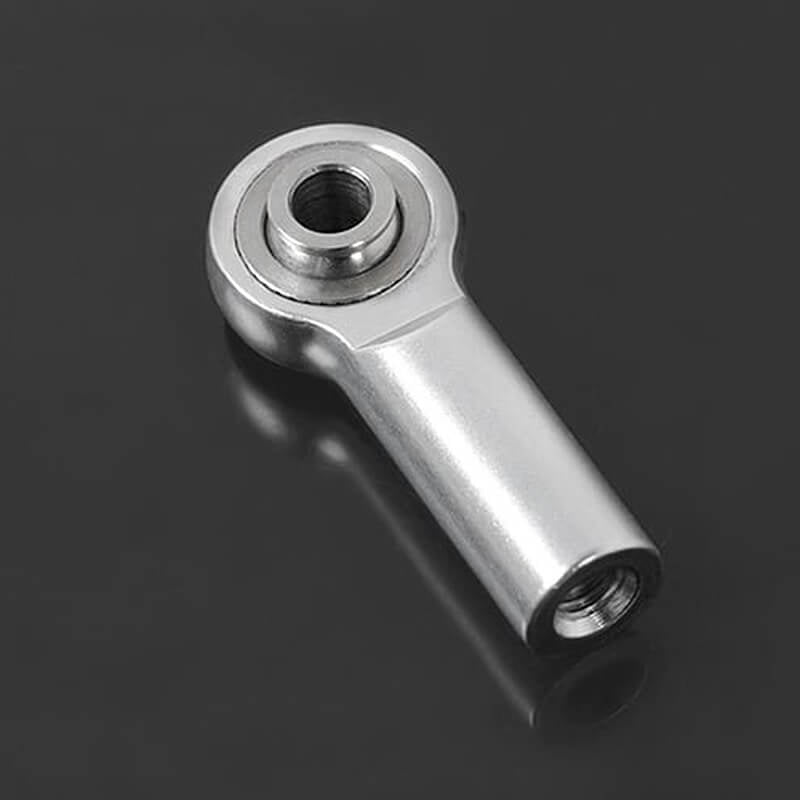 RC4WD M3 Medium Straight Aluminum Rod Ends (Silver) (10) Z-S1638