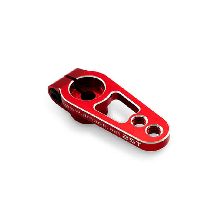 Gmade Aluminum Clamping Servo Arm (Red) (25T) GM30161