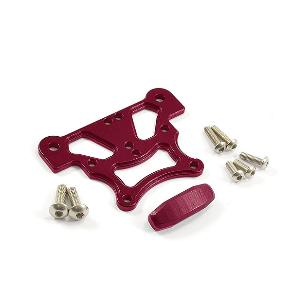 Fastrax Arrma Alu Front Top Plate - Kra/Sen/Typ - Red FTAR015R
