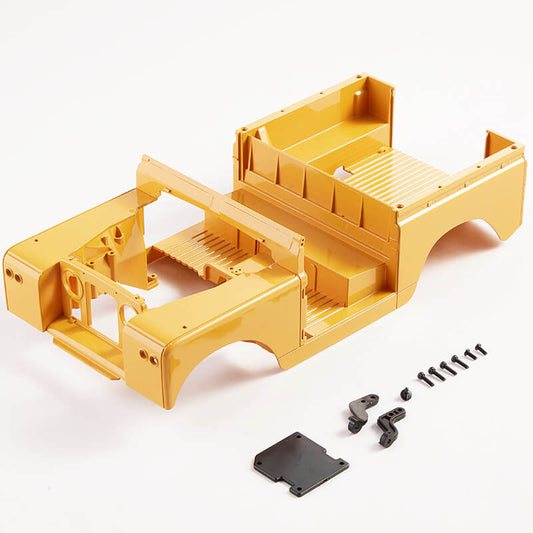 FMS 11202 Land Rover 1:12 Car Body Yellow Painted FMS-C1677