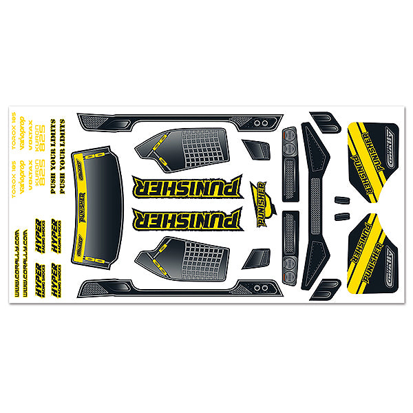 Corally Body Decal Sheet - Punisher Xp C-00180-388-1